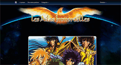 Desktop Screenshot of les-ailes-immortelles.net